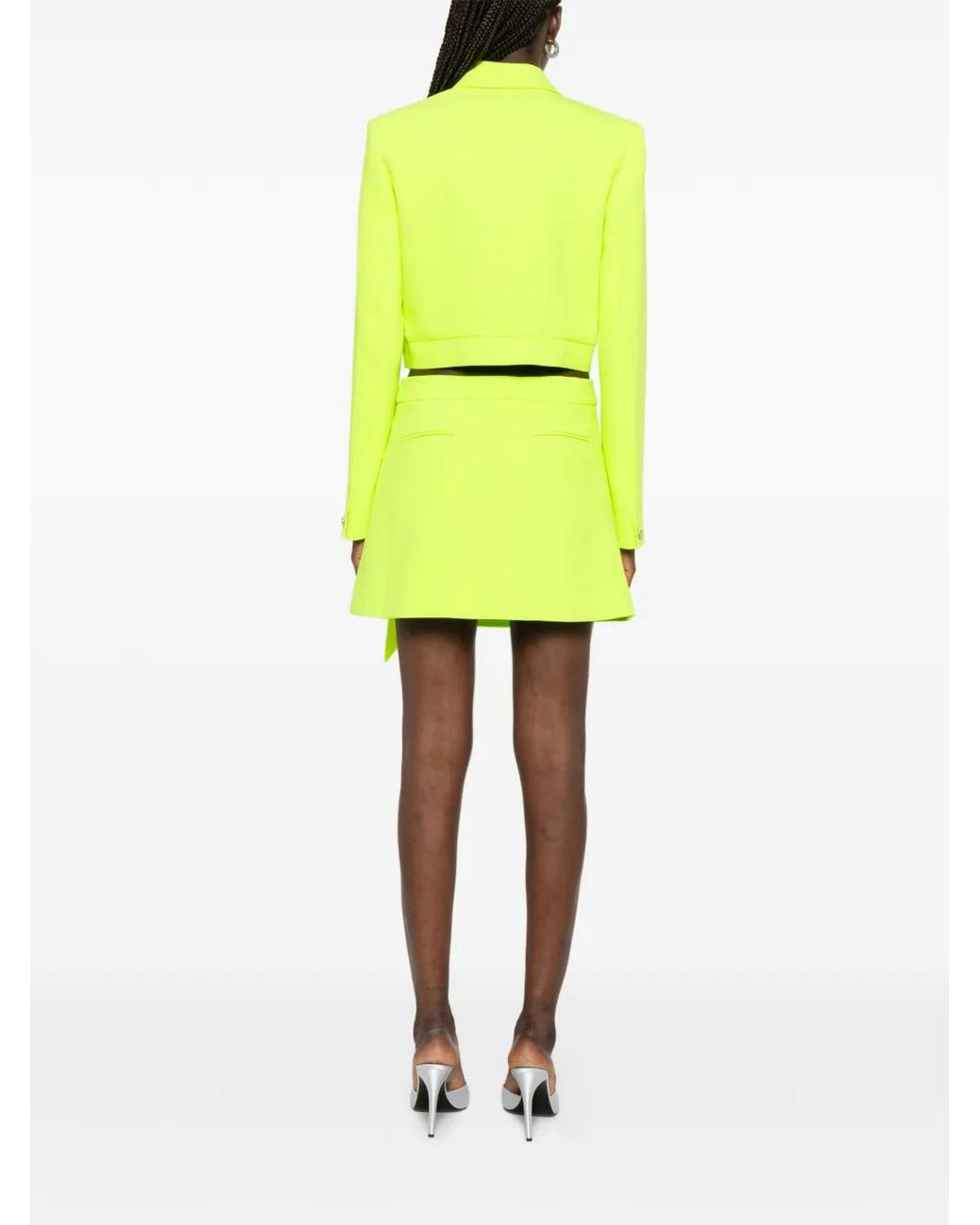 Casablanca Yellow Crepe Tailored Jacket
