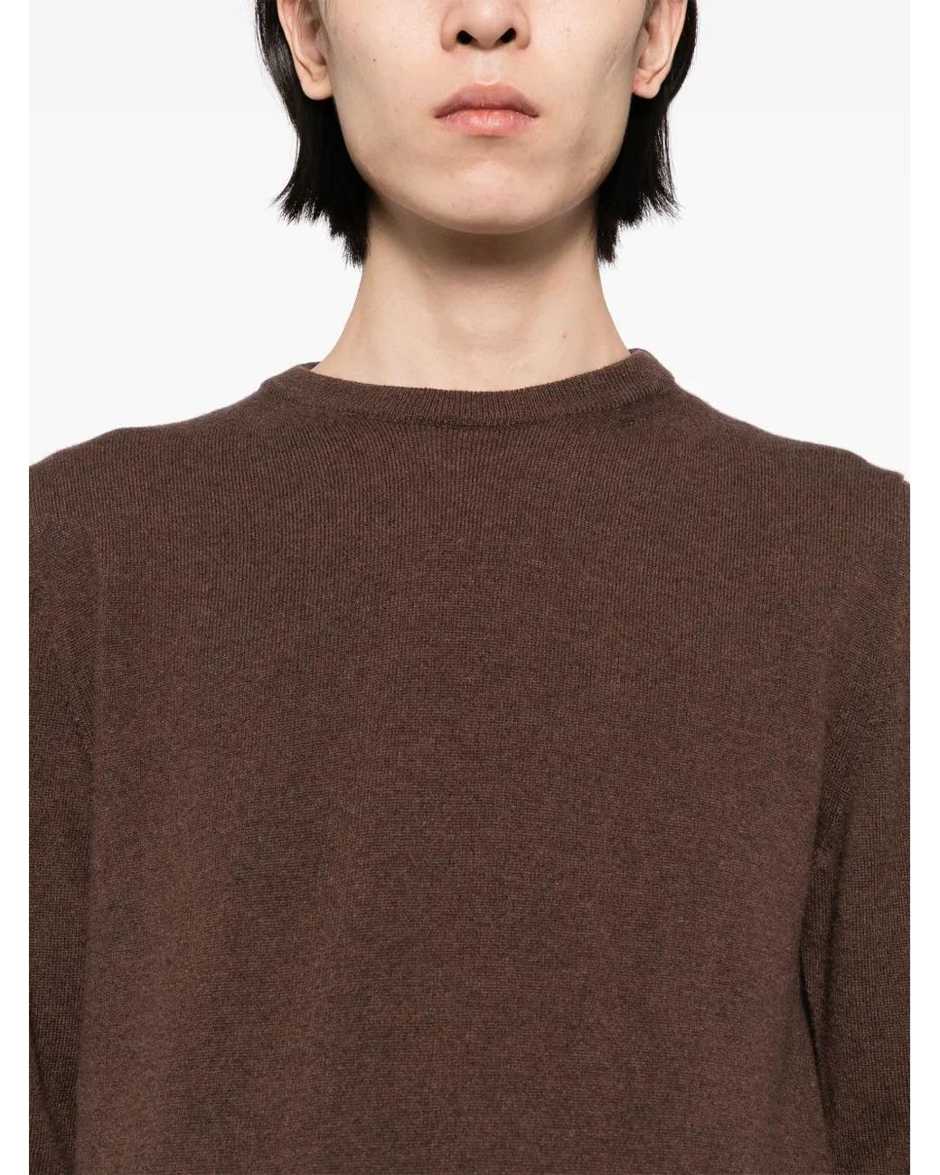 Lardini Brown Cashmere Jumper for men