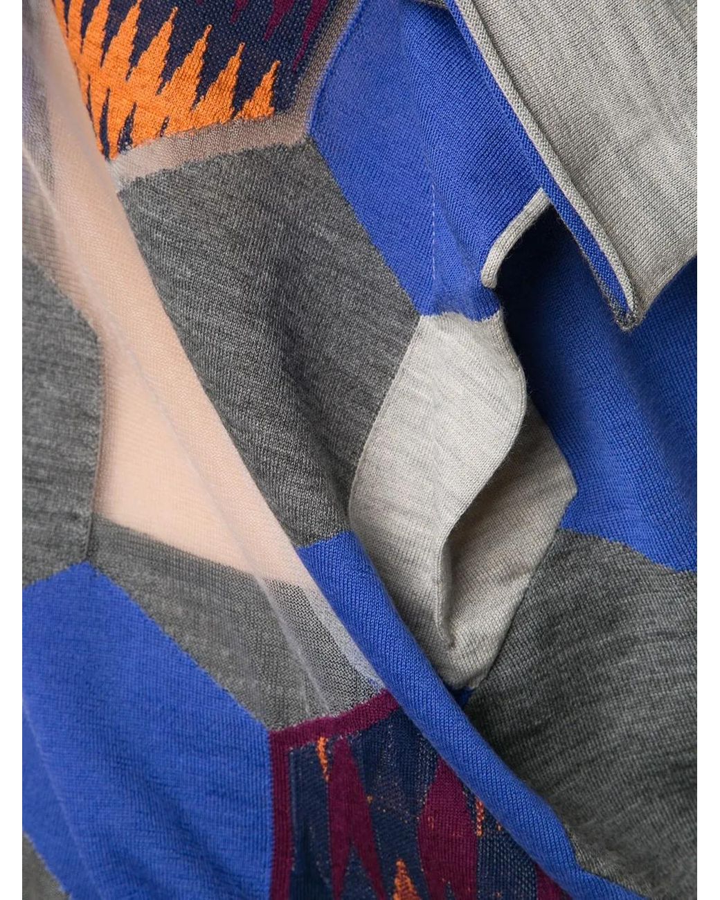 Junya Watanabe Blue Hexagon Tank Top
