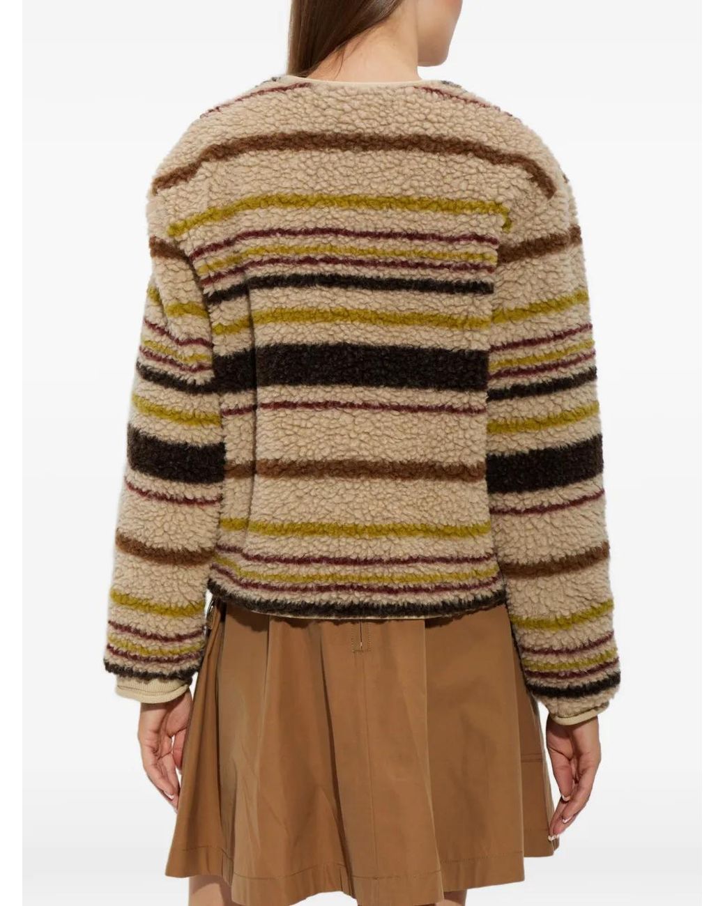 Chaqueta A Rayas Moncler de color Natural