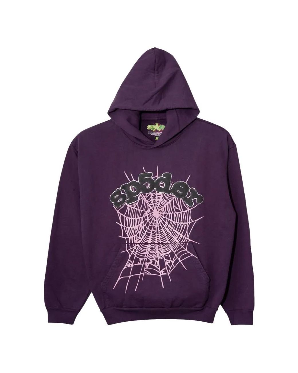 Sudadera Web Con Capucha Sp5der de hombre de color Purple