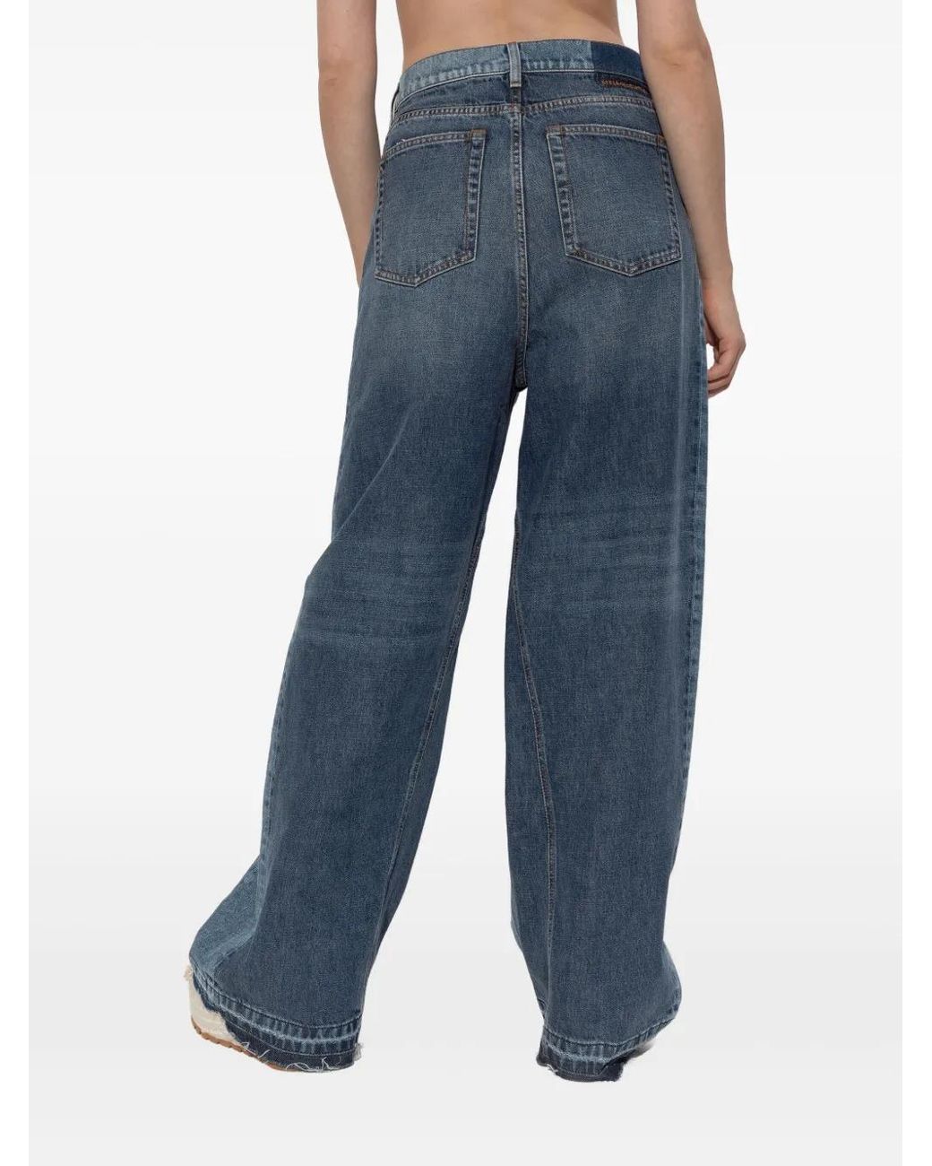 Stella McCartney Blue Wide Leg Jeans