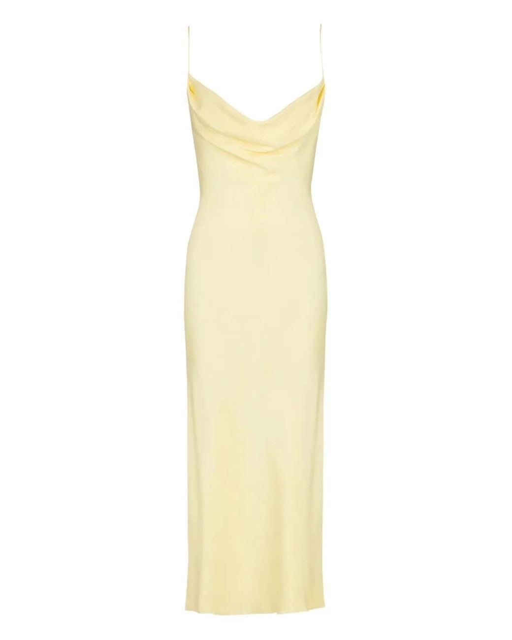Balmain Metallic Long Strappy Dress