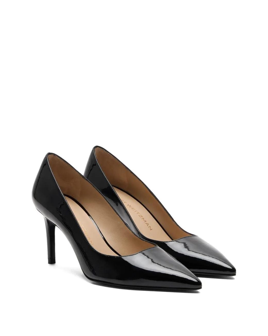 Stuart Weitzman Black Silk Nylon Fabric
