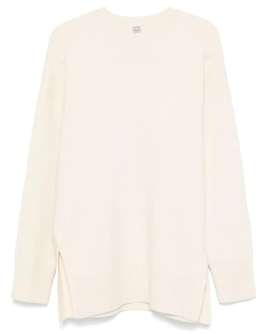 Totême Natural Double-Knit Sweater