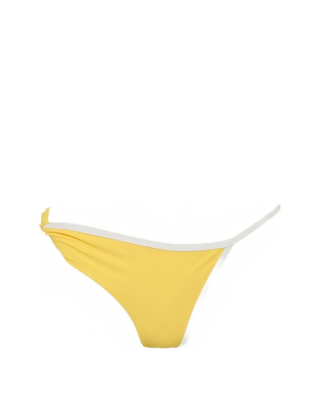 Christopher Esber Yellow Onda Twisted Bikini Bottoms