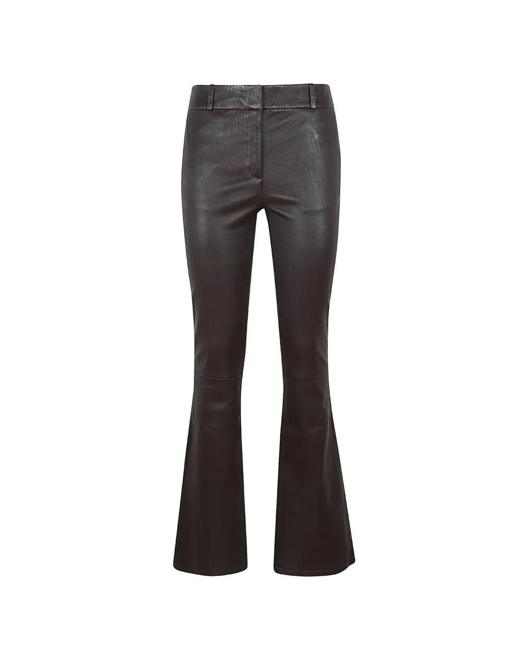 Arma Gray Lucia Flared Leather Trousers
