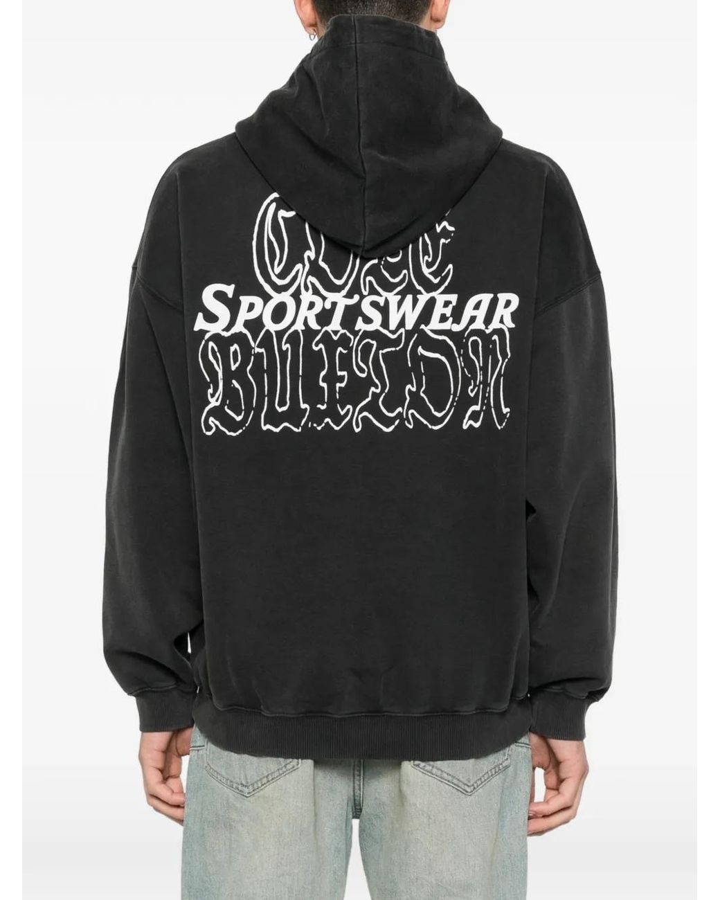 Cole Buxton Black Logo Hoodie for men