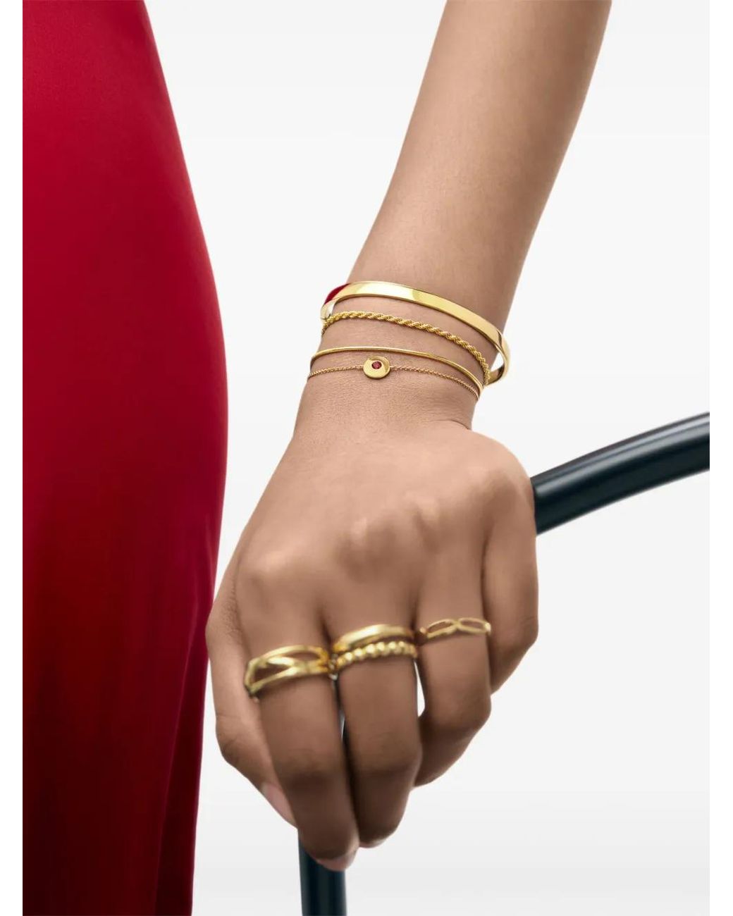 Monica Vinader Metallic January Birthstone Bracelet