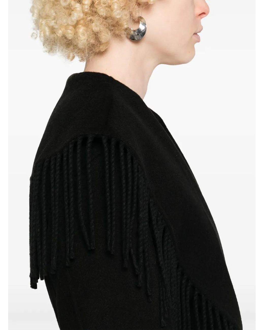 Jonathan Simkhai Black Carrie Coat