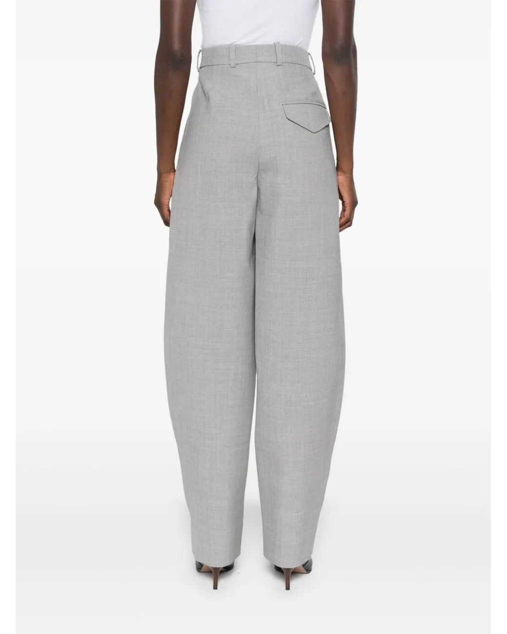 Wardrobe NYC Gray Hb Tailored Trousers
