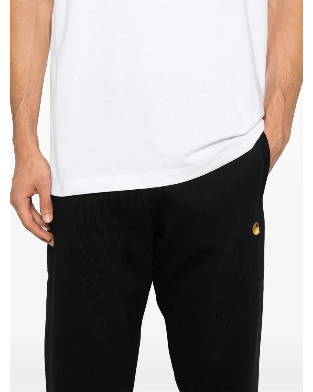 Carhartt Black Chase Sweatpants for men