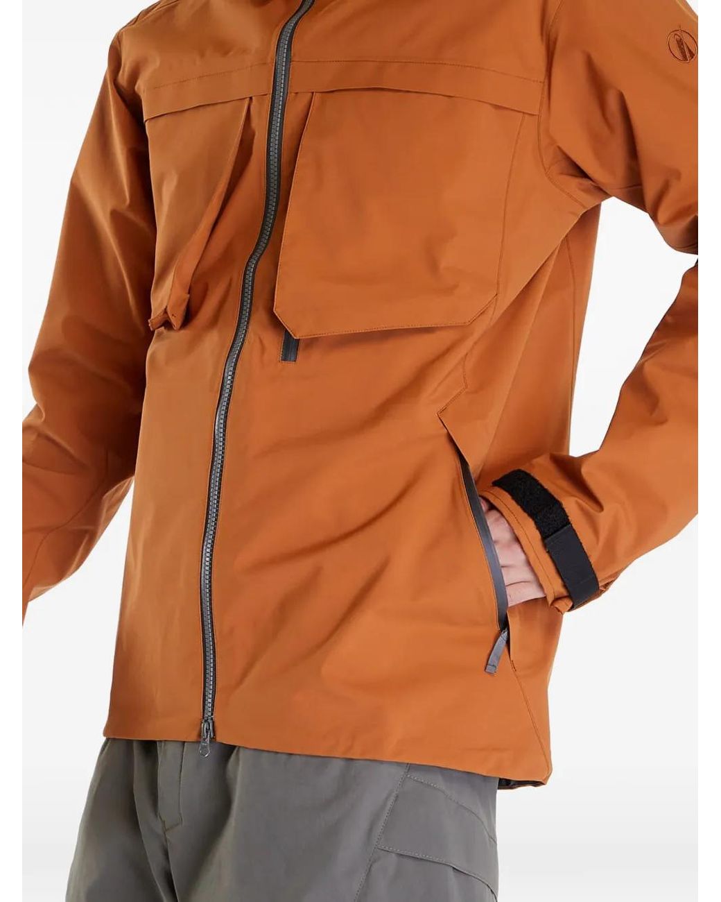 POUTNIK BY TILAK Brown Caw Gore-Tex Jacket for men