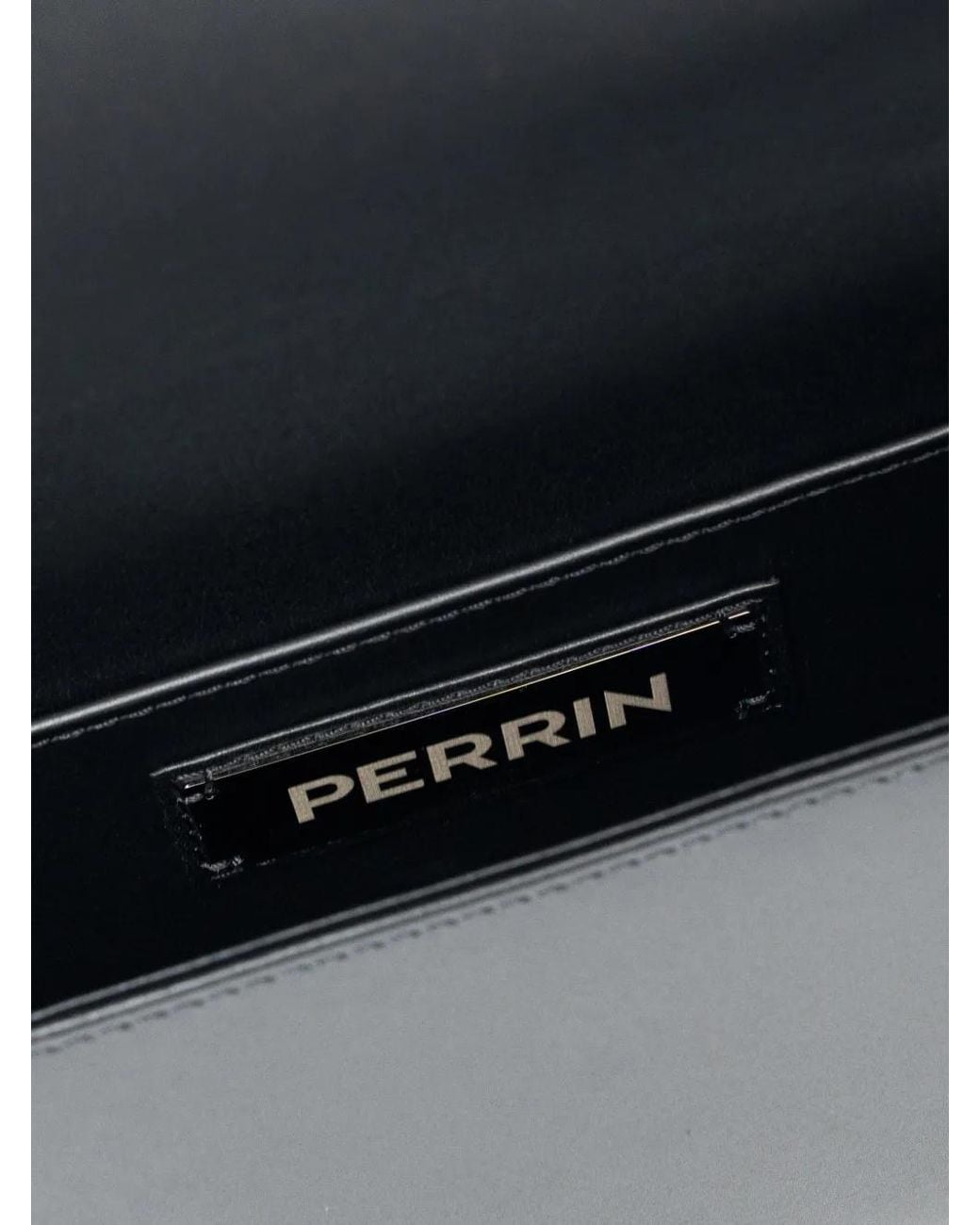 PERRIN Paris White Le Corset Perforé Clutch Bag