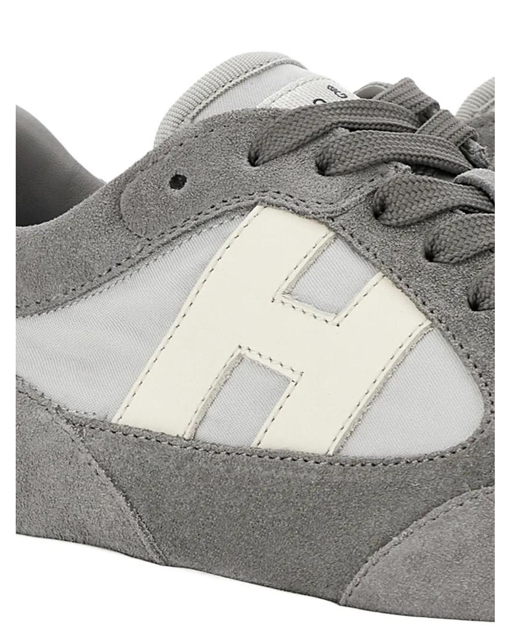 Hogan Gray Interactive Sneakers for men