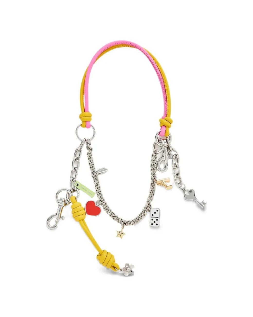Marc Jacobs Metallic Mini The Icon Chain Bag Charm