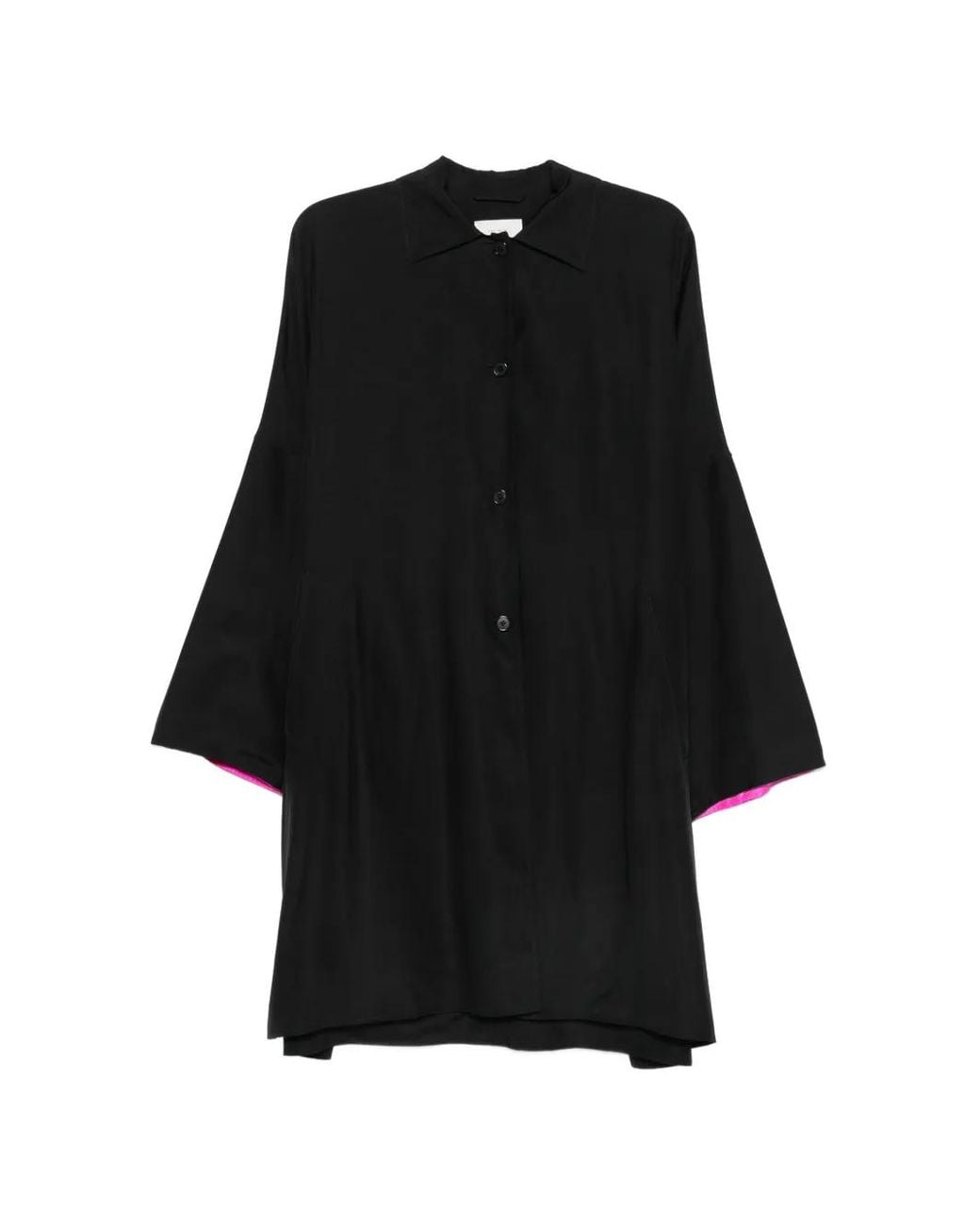 The Row Black Birgit Button-Up Shirt