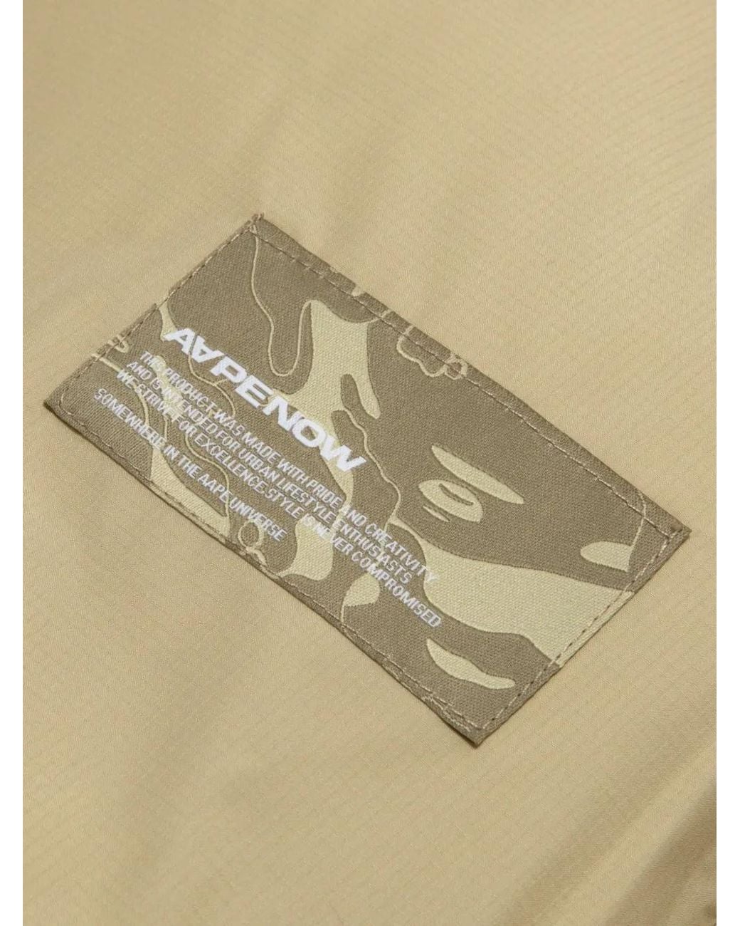Aape By A Bathing Ape Natural Moonface Padded Jacket for men