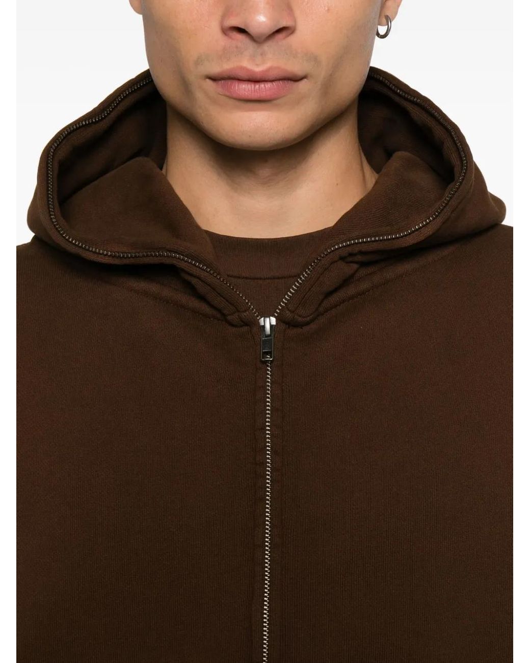 Entire studios Brown Zip-Fastening Sweatshirt