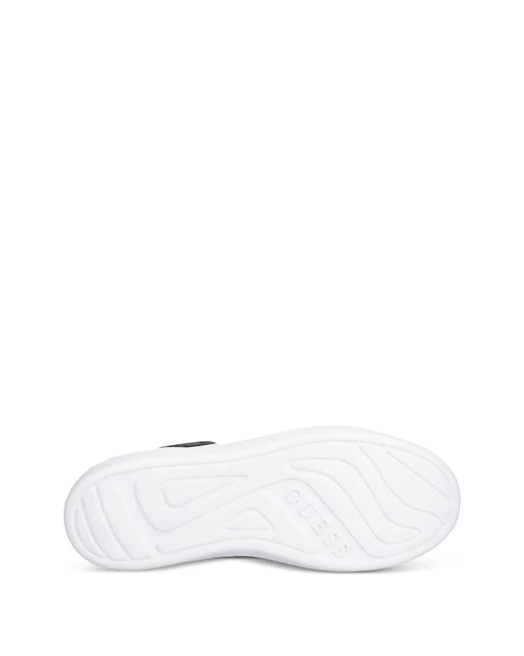 Guess Black Fireup Genuine-Leather Sneakers