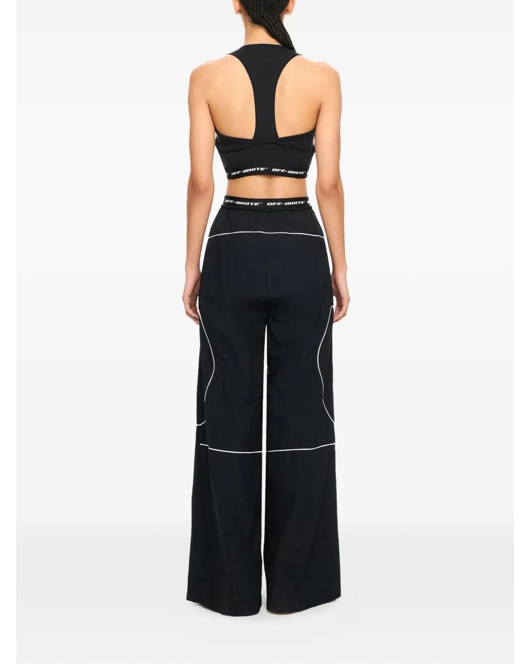 Off-White c/o Virgil Abloh Blue Logoband Track Pants