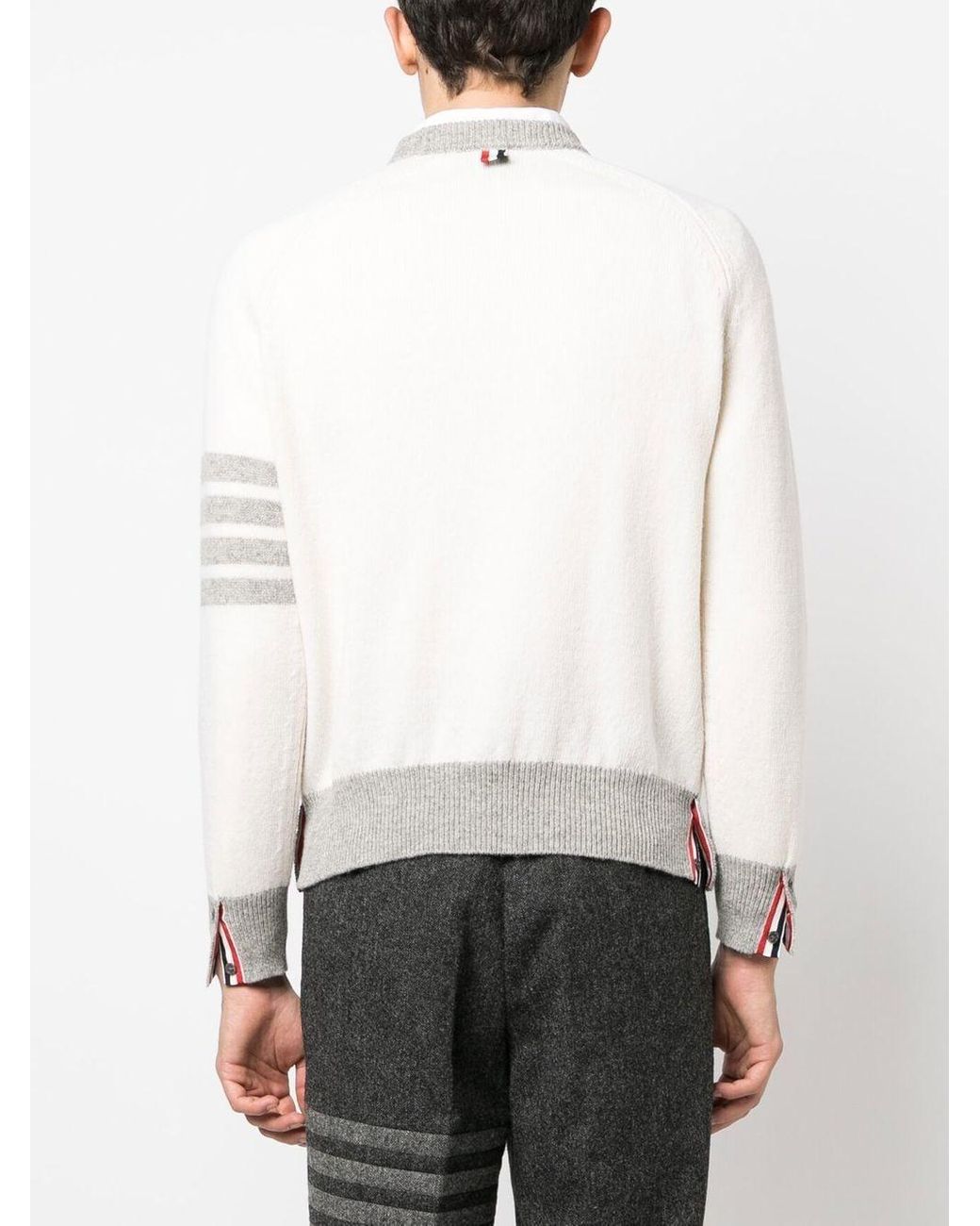 メンズ Thom Browne ニット セーター ホワイト | Lyst
