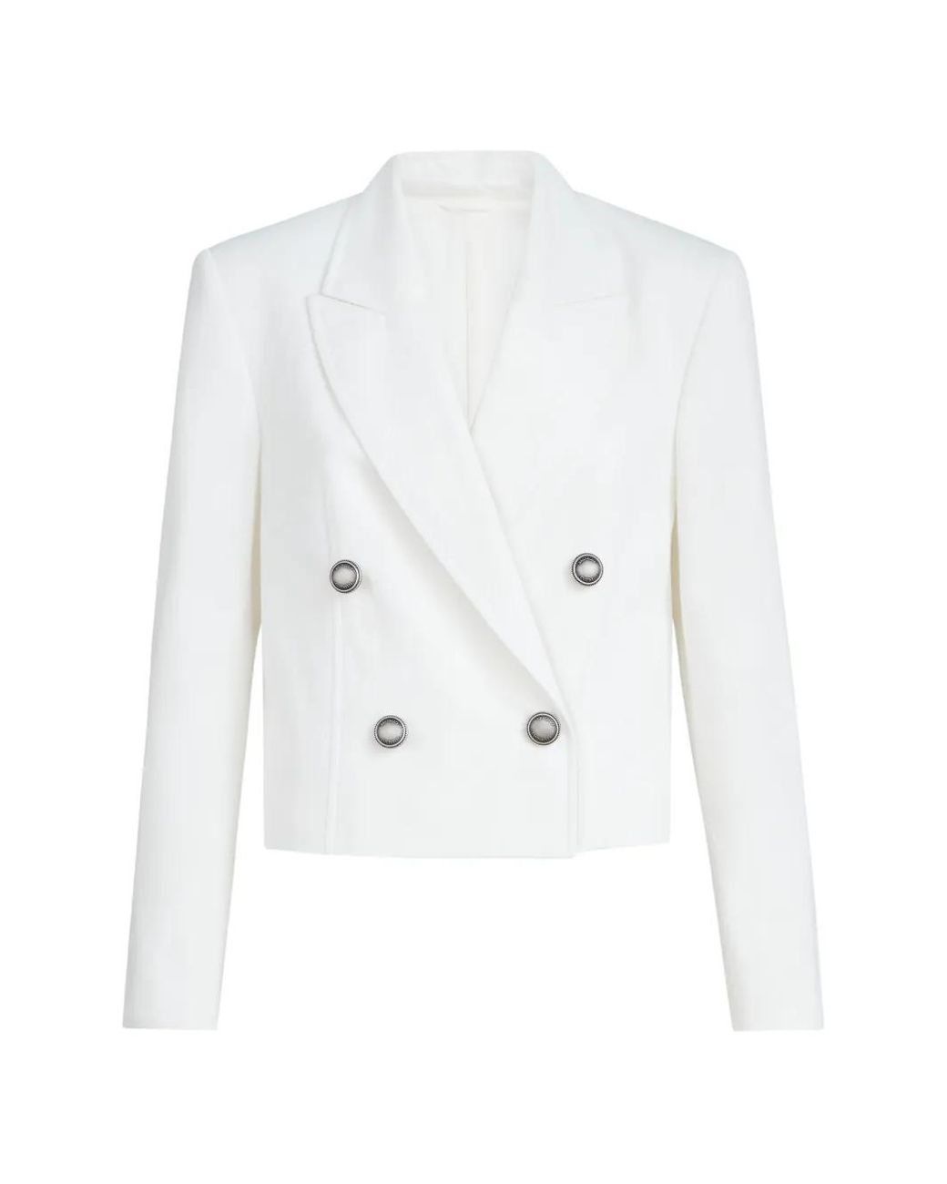 Brunello Cucinelli White Blazer With Monili