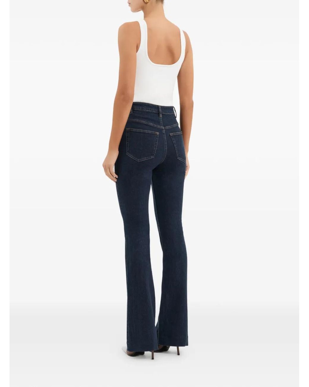 Rebecca Vallance Black Gisele Flare Jeans