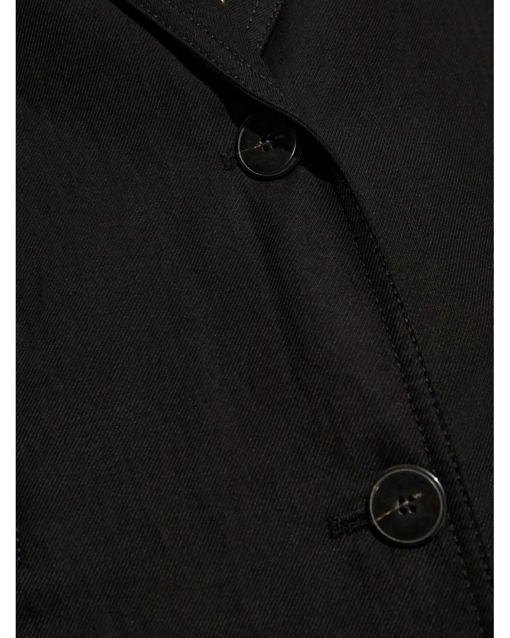 Forte_forte Black Single-Breasted Jacket