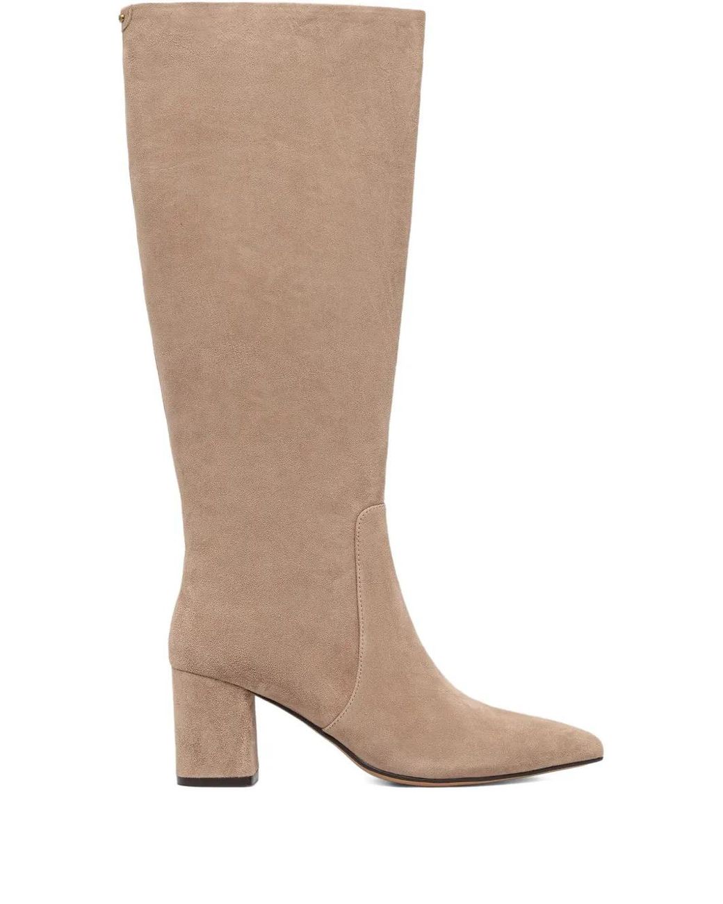 Twinset Brown 70Mm Point-Toe Knee-High Boots
