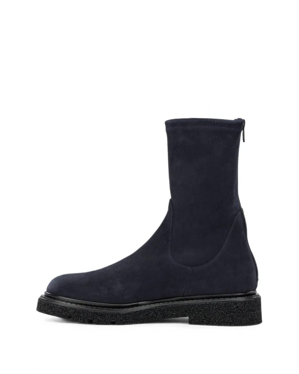 Guglielmo Rotta Blue Suede Ankle Boots