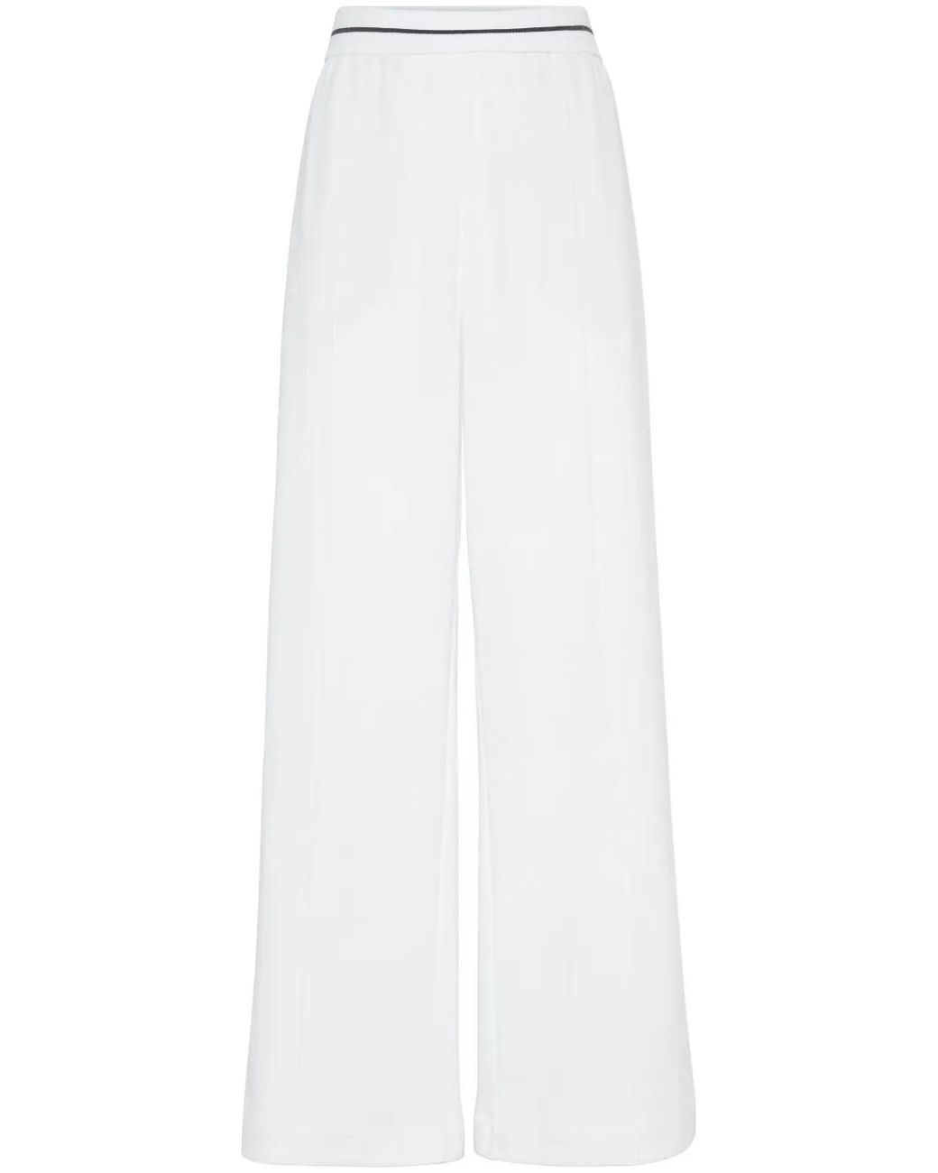 Brunello Cucinelli White Trousers