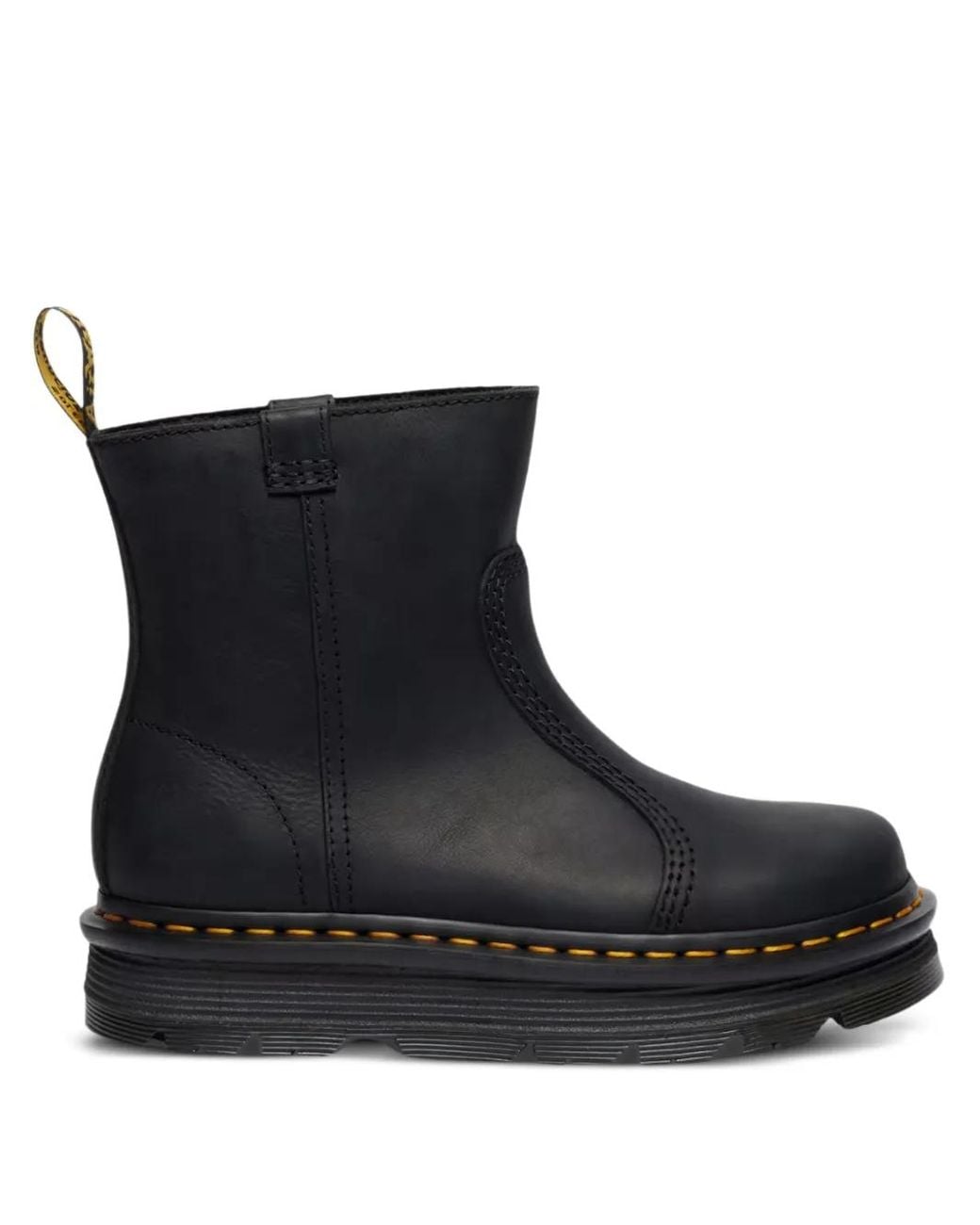 Dr. Martens Black Leather Ankle Boots