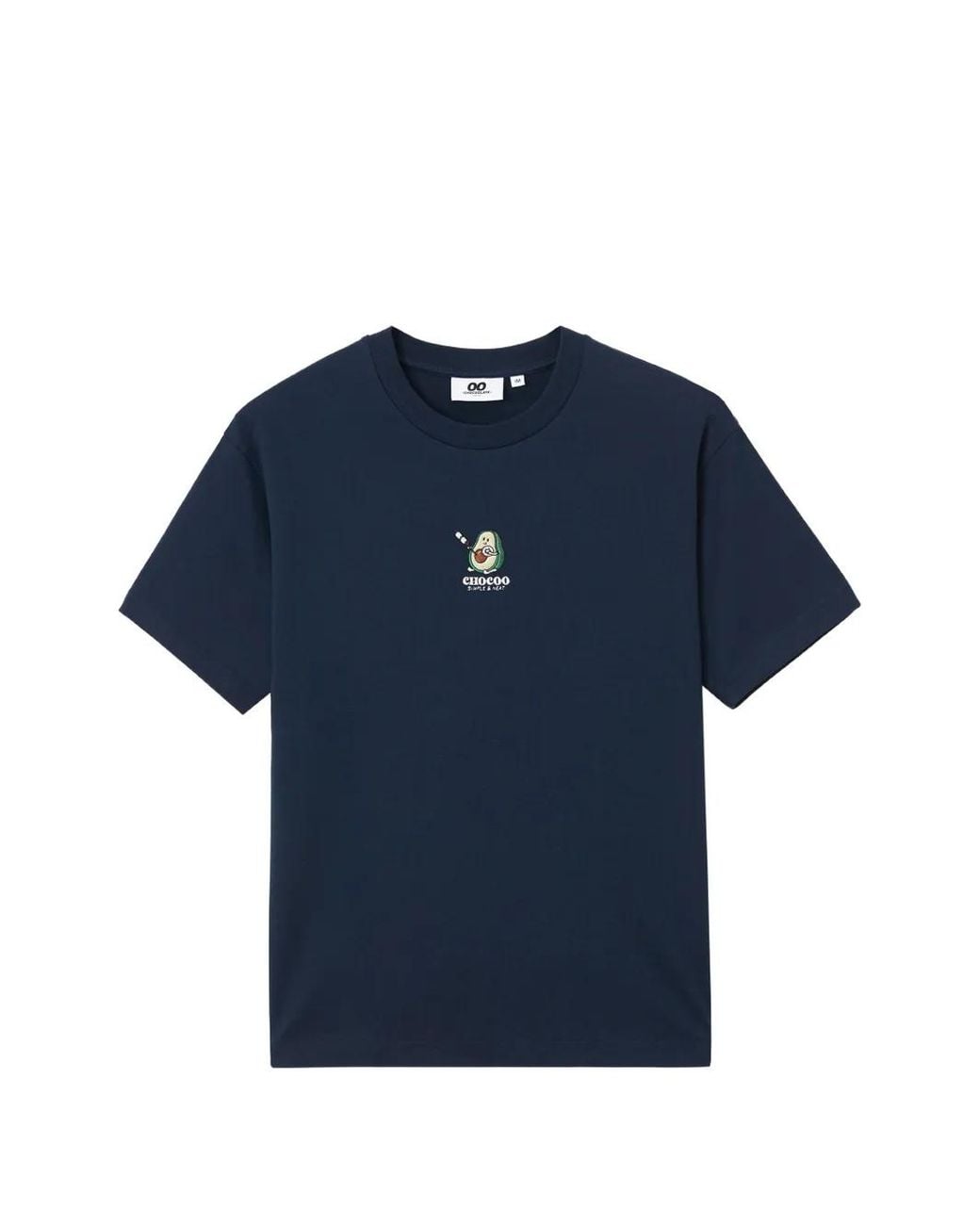 Chocoolate Blue Embroidered T-Shirt