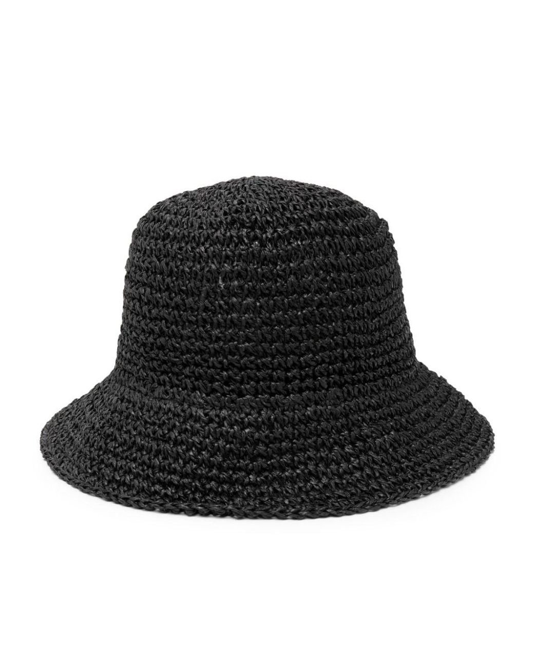 By Malene Birger Strawa Interwoven-design Hat in Black | Lyst
