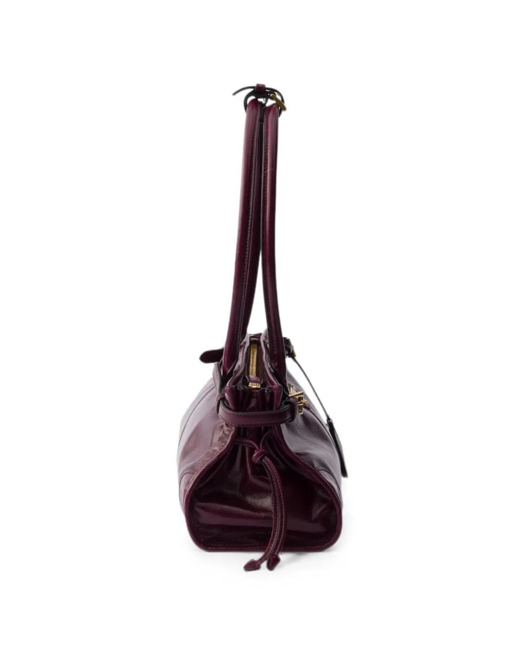 Prada Purple Bonnie Medium Leather Bag