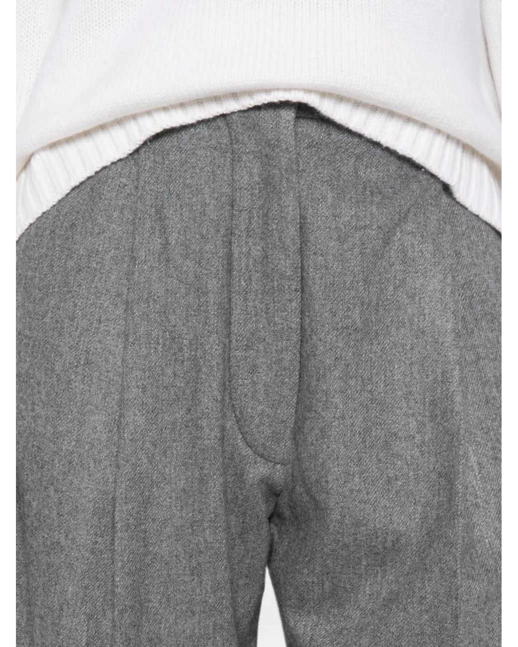 Thelatest Gray E-Billie Pleated Trousers