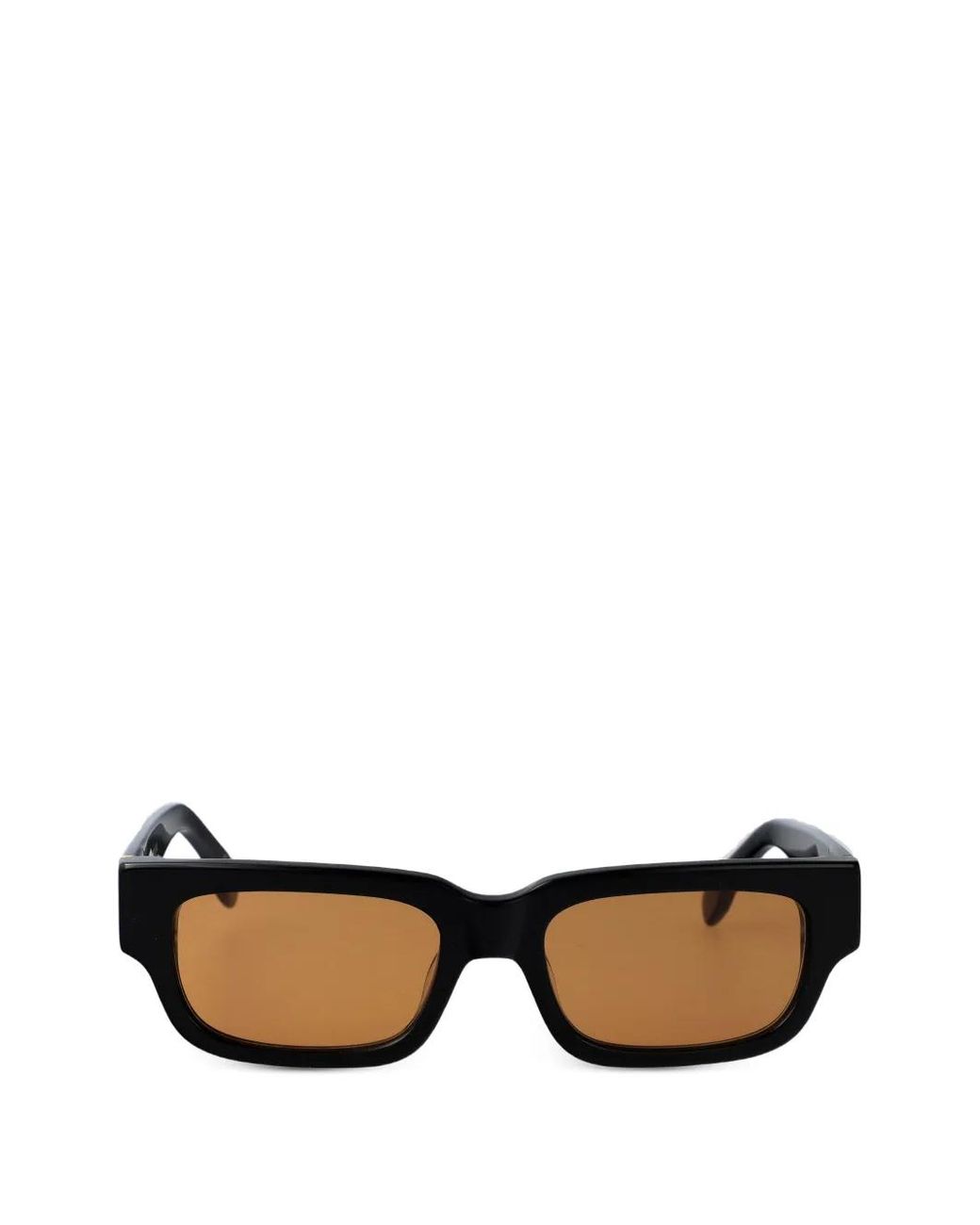 Retrosuperfuture Black Roma Rectangle-Frame Sunglasses