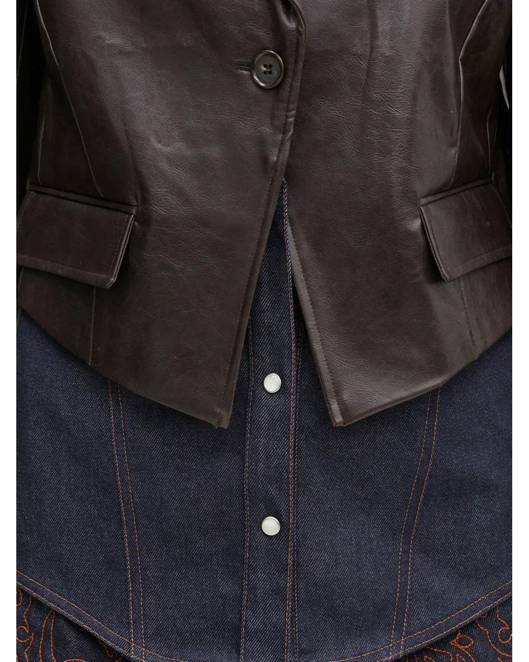 ANDERSSON BELL Cropped Jack in het Black