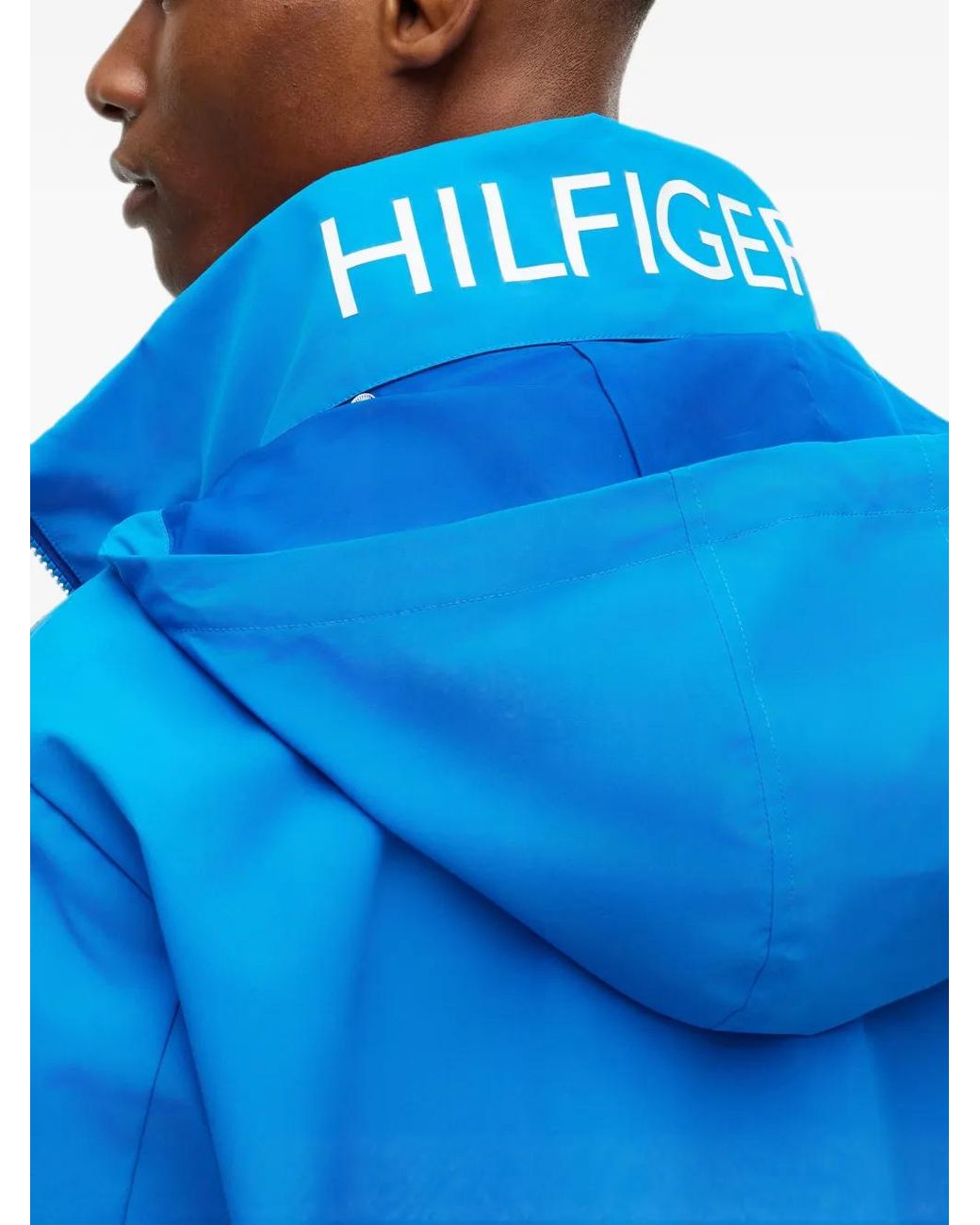 Tommy Hilfiger Blue Veste À Logo Imprimé for men