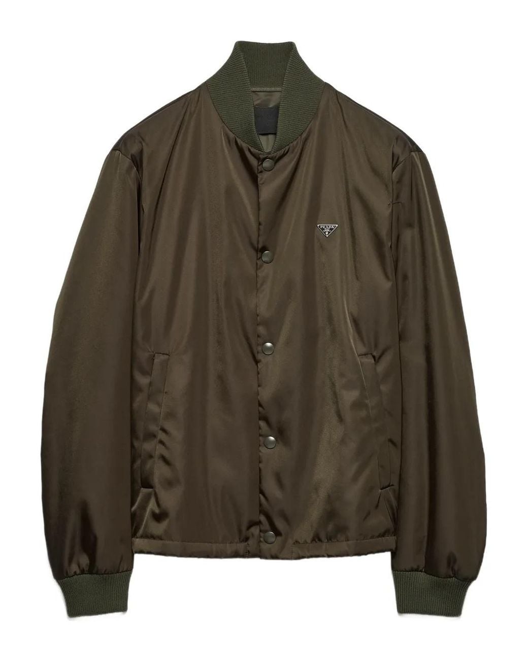 Prada Re-Nylon Bomberjack in het Green voor heren