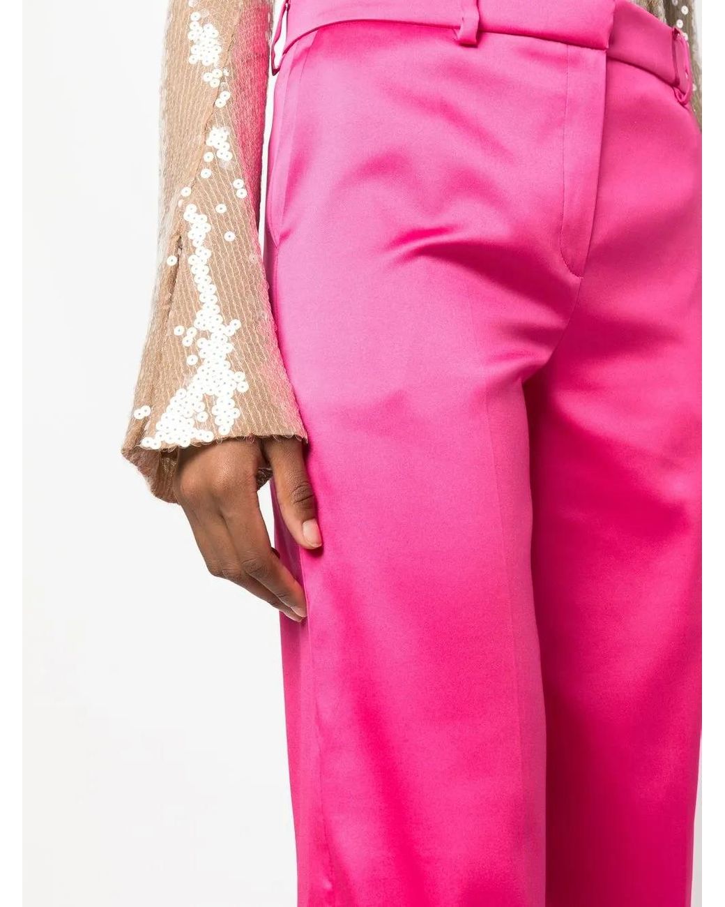 Magda Butrym Flared Pantalon in het Pink