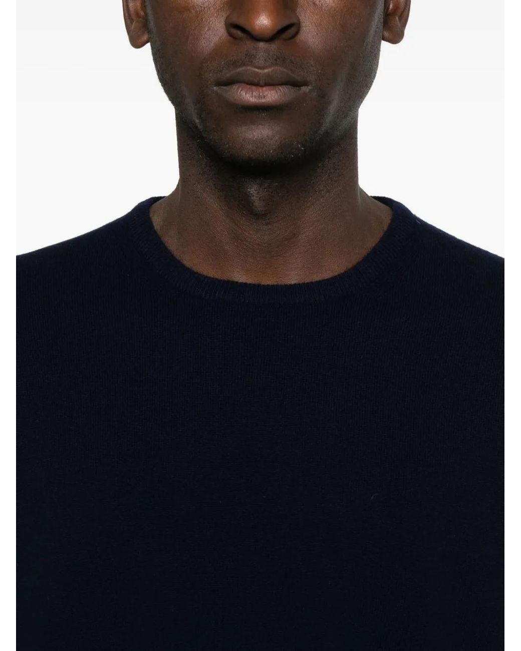 Della Ciana Blue Wool-Cashmere Sweater for men