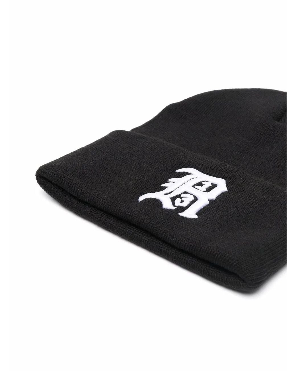 R13 Black Logo-Embroidered Hat