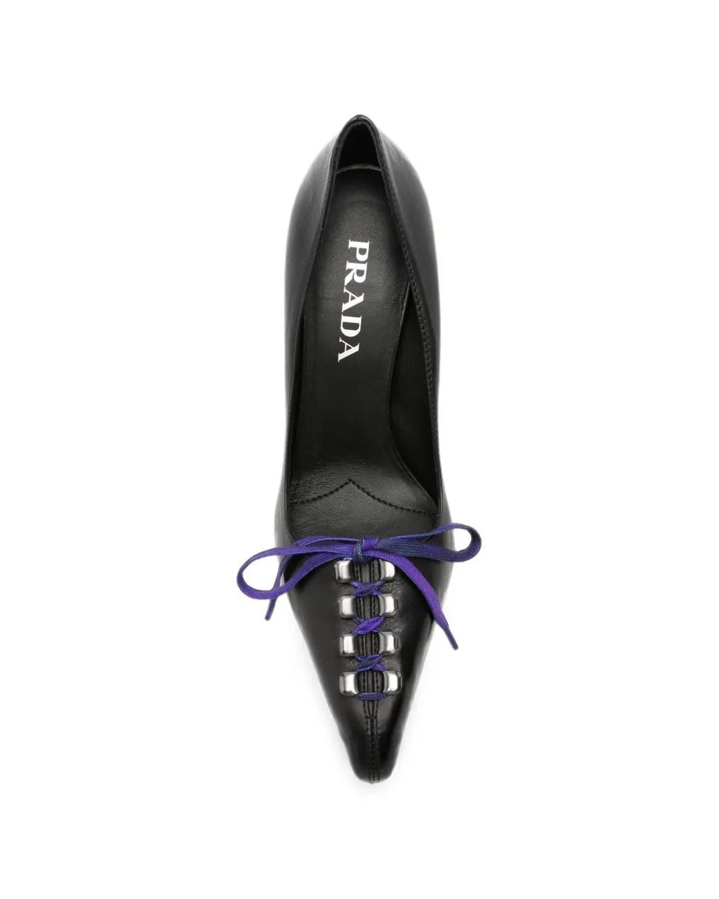 Prada Black Leather Pumps
