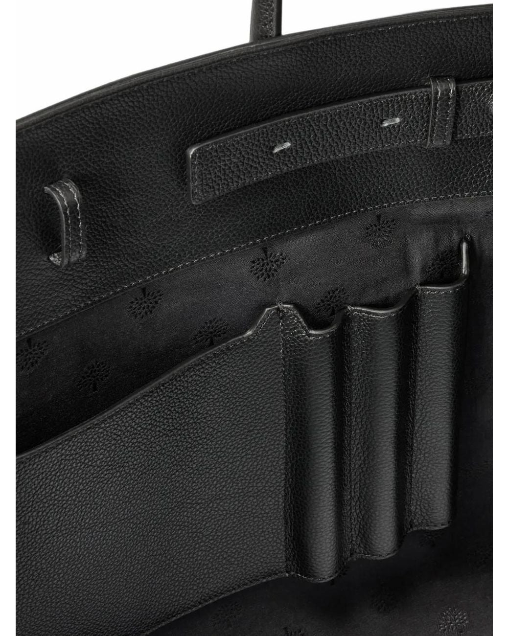 Mulberry Black Small Piccadilly Leather Tote Bag