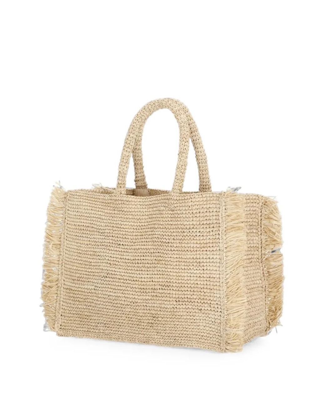 Mc2 Saint Barth Natural Sac Cabas Colette À Logo Imprimé