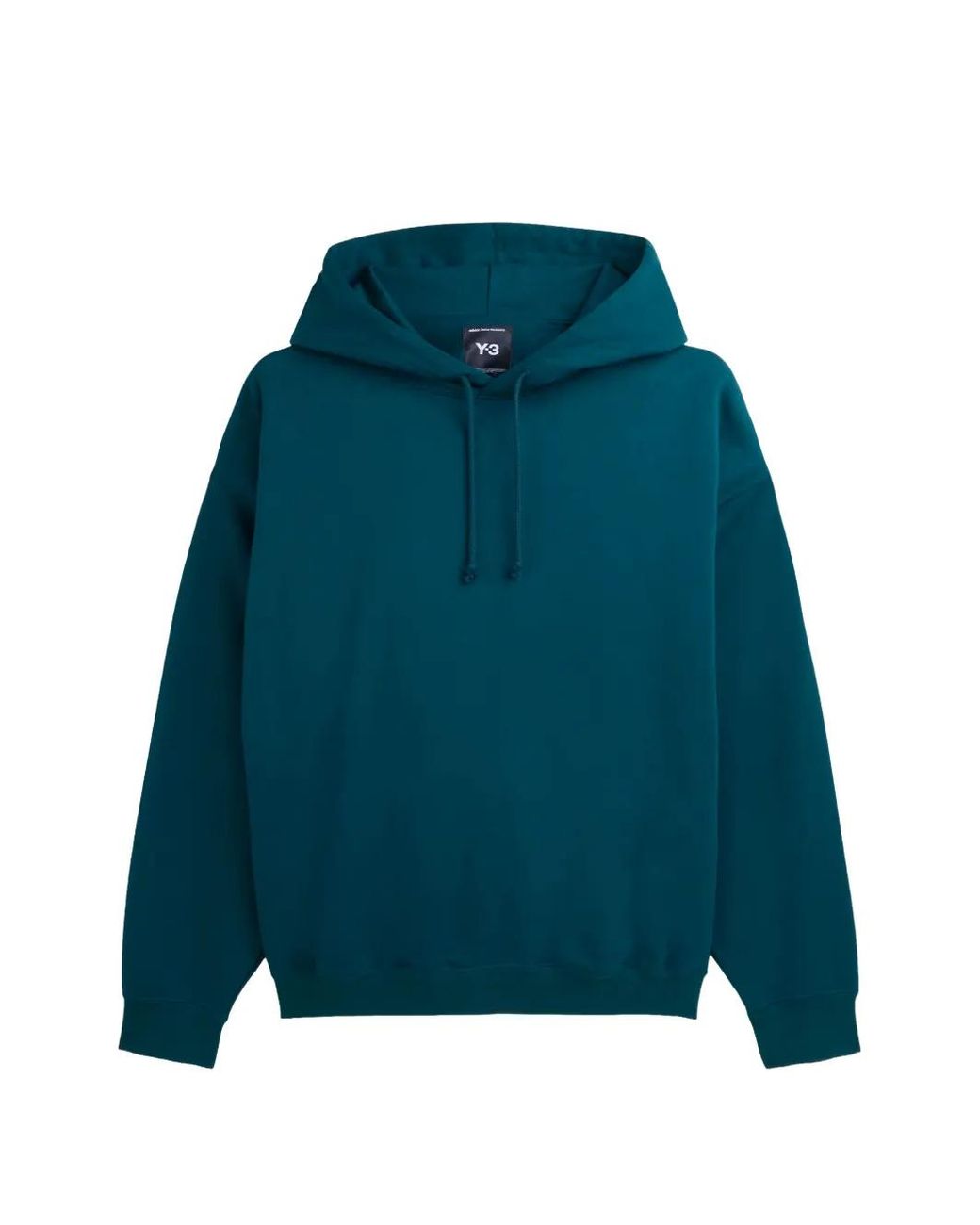Y-3 Green Hoodie À Capuche