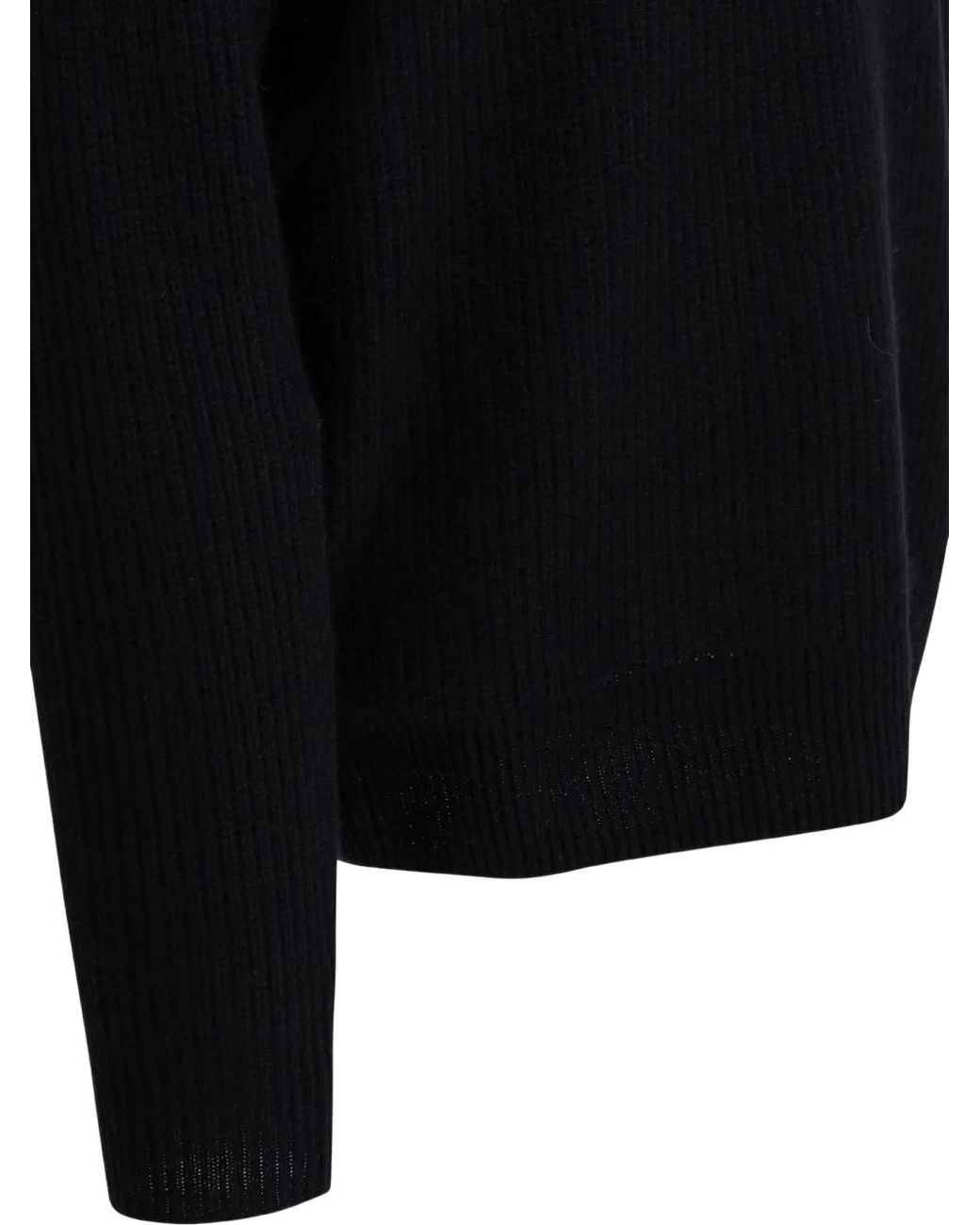 Alex Mill Black Ribbed Crew Neck Sweater for men