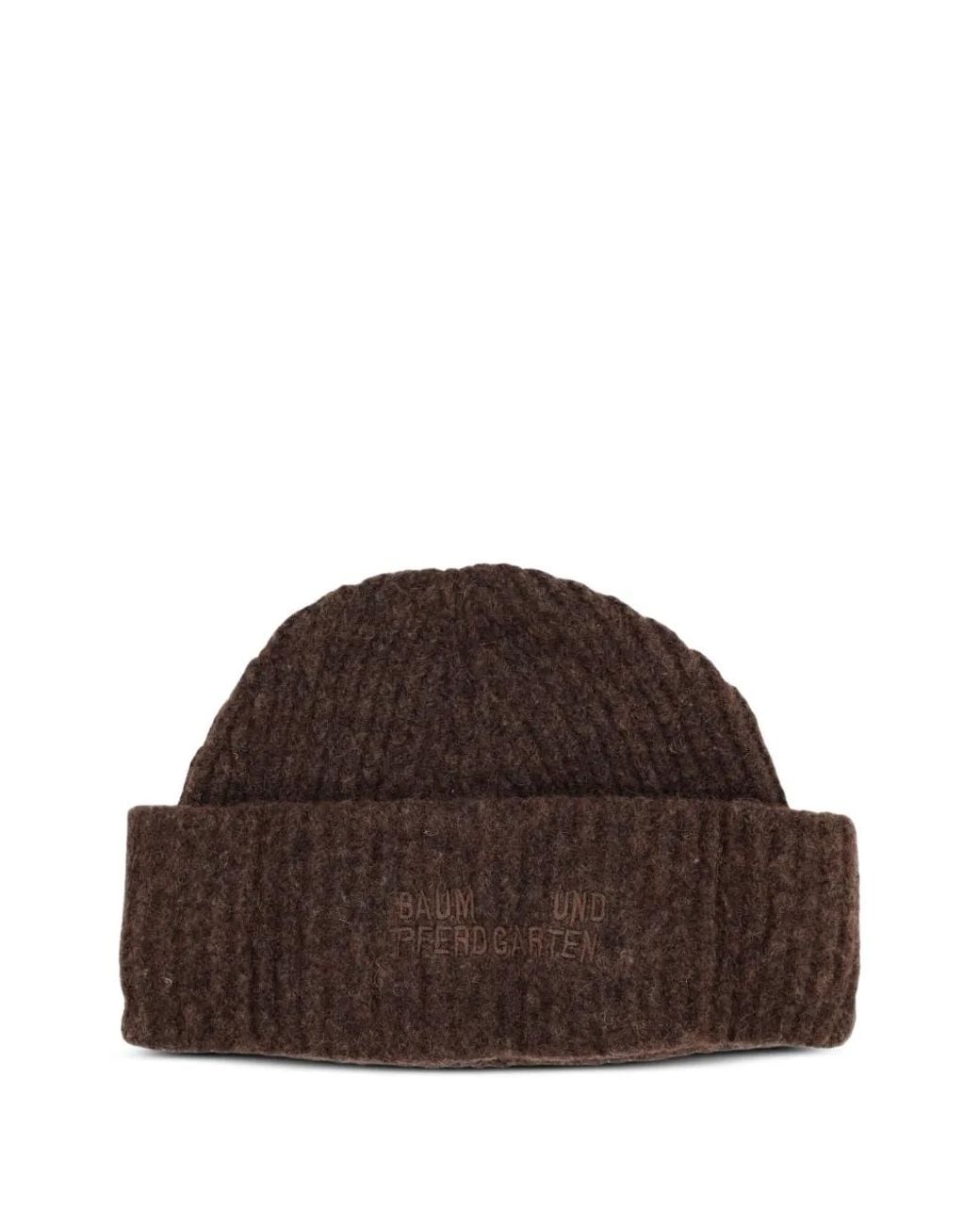 Baum und Pferdgarten Brown Leia Ribbed-Knit Beanie Hat